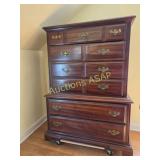 Vintage American Drew Cherry 6-Drawer Chest