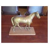 Brass Horse Sculpture