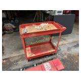 Metal Shop Cart w/ Mechanics Creeper