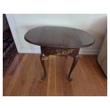Vintage Cherry Drop Leaf End Table