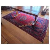 Persian Area Rug 59in x 119 Red/Blue/Turquoise