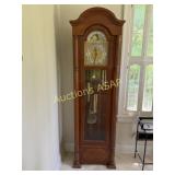 Emperor Tall Case Clock Grandfather, Tested Worki