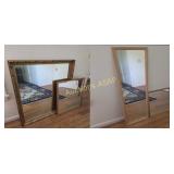 Framed Wall Mirrors - Large & Small (5)