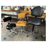 Lot of Lab Chairs, Various Including KAVO EWL Sto