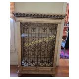 Wine Cabinet - Beautiful Wrought Iron Styled