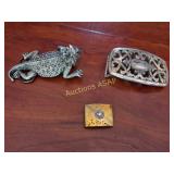 Belt Buckles - Iguana, Monogram, US Maritime