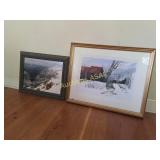 Snowy Landscapes Art - Framed
