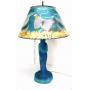 Vintage Van Briggle blue figural lamp