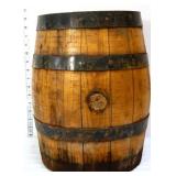 Vintage wood water keg