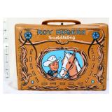 Vintage Roy Rogers Saddlebag lunchbox see pics