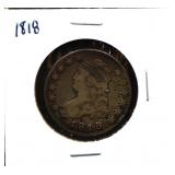 1818 bust quarter