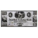 1840 NY Exchange Bank NYC $1 note