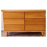 MCM blonde 6 drawer dresser see pics