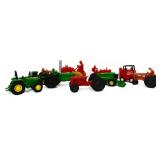 Lot of miniature tractors & farm implements