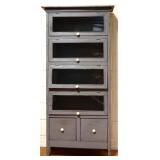 Painted 1 piece stack bookcase see pics