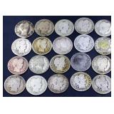 Lot of 20 barber quarters
