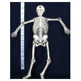 Vntg cardstock Halloween jointed skeleton
