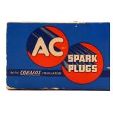Complete box of vintage AC Spark Plugs