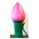 28in red  Christmas light blow mold NO SHIP