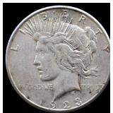 1923S peace dollar