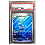 Graded mint 2023 Pokemon Mew En Wartotle card