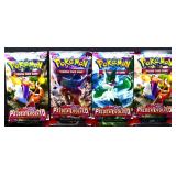 4 sealed Pokemon Paldea Evolved foil card packs