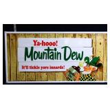 Metal 29.5x14 Ya-Hooo Mountain Dew sign
