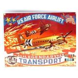 Porcelain Air Force Air Lift Transport sign