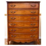 Vintage Dixie French tall chest