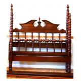 Vntg Davis Cabinet cherry full size bed w/ rails