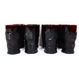 Lot of 8 Avon cape cod drinking glasses