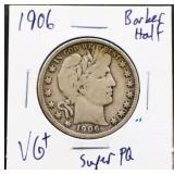 1904S barber half dollar
