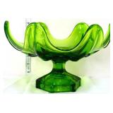 Vintage green Viking epic compote dish
