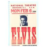 Vintage cardstock 14x22 Elvis Presley poster