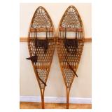 Pair vintage Maine Snow Shoe Company snow shoes