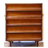 MCM Johnson Carper 5 drawer tall chest