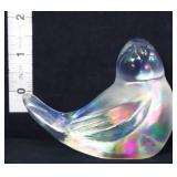 Fenton iridescent bird of happiness figure