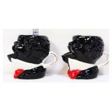 Lot of 2 americana shaving mugs