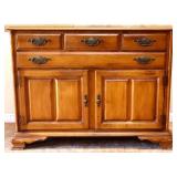 Vintage flat front farmhouse buffet