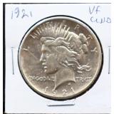 1921 peace dollar