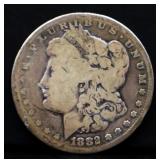 1882S Morgan silver dollar