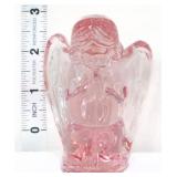 Mosser pink praying angel figure