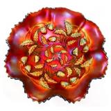 Northwood carnival 8.5in strawberry bowl