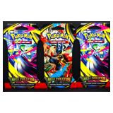 3 sealed Pokemon Mega Evolution booster packs