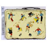 Vntg metal School Days lunchbox