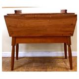 Primitive dough box w/ stand