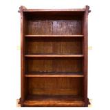Mission oak bookcase, see photos