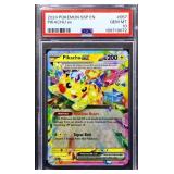 Graded gmint 2024 Pokemon SSP En Pikachu card