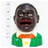 Cast iron americana man in green shirt