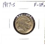 1917S buffalo nickel